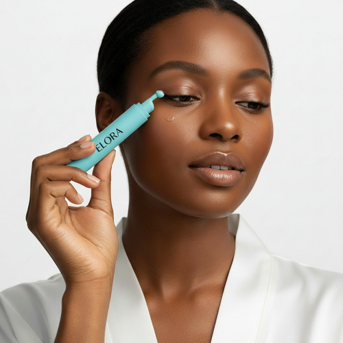 Elora Beauty Peptide Eye Serum lifestyle shot