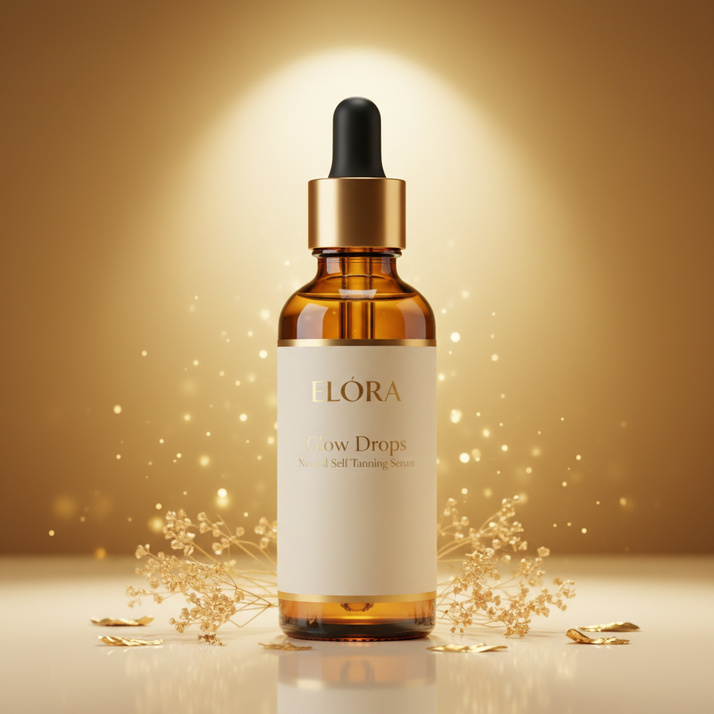 Elora Beauty Glow Drops Natural Self Tanning Serum